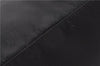 Authentic PRADA Vintage Nylon Tessuto Leather Shoulder Hand Tote Bag Black 0210G