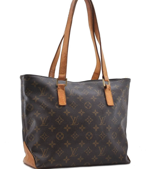 Authentic Louis Vuitton Monogram Cabas Piano Tote Bag M51148 LV 0211D