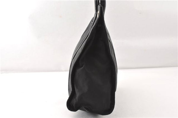 Authentic PRADA TESSUTO TREND Nylon Leather Shoulder Tote Bag B9872 Black 0211G