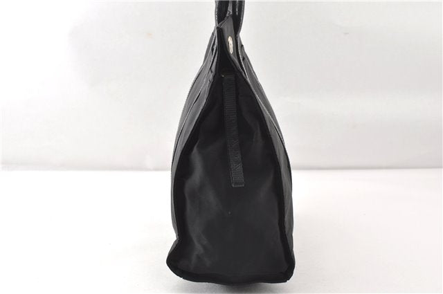 Authentic PRADA TESSUTO TREND Nylon Leather Shoulder Tote Bag B9872 Black 0211G