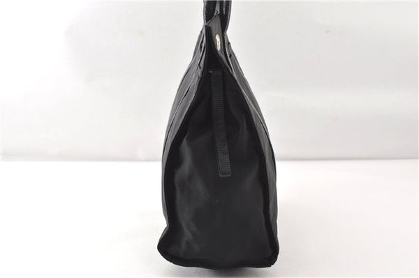 Authentic PRADA TESSUTO TREND Nylon Leather Shoulder Tote Bag B9872 Black 0211G