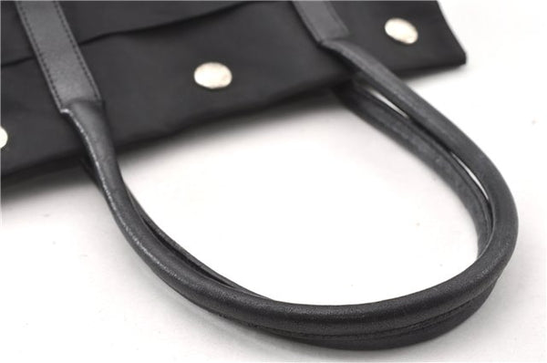 Authentic PRADA TESSUTO TREND Nylon Leather Shoulder Tote Bag B9872 Black 0211G