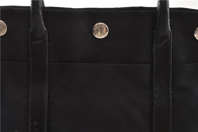 Authentic PRADA TESSUTO TREND Nylon Leather Shoulder Tote Bag B9872 Black 0211G