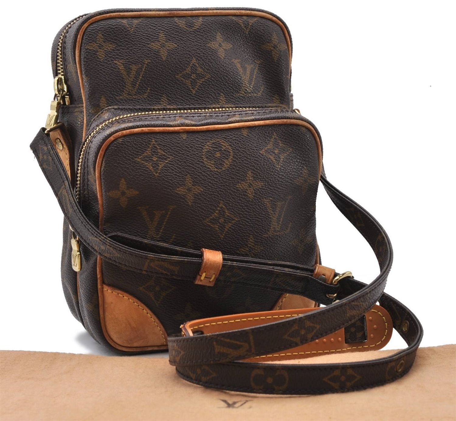 Authentic Louis Vuitton Monogram Amazone Shoulder Cross Body Bag M45236 LV 0212D