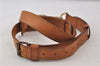 Authentic Louis Vuitton Leather Shoulder Strap Beige 35.8-42.9" LV 0212E