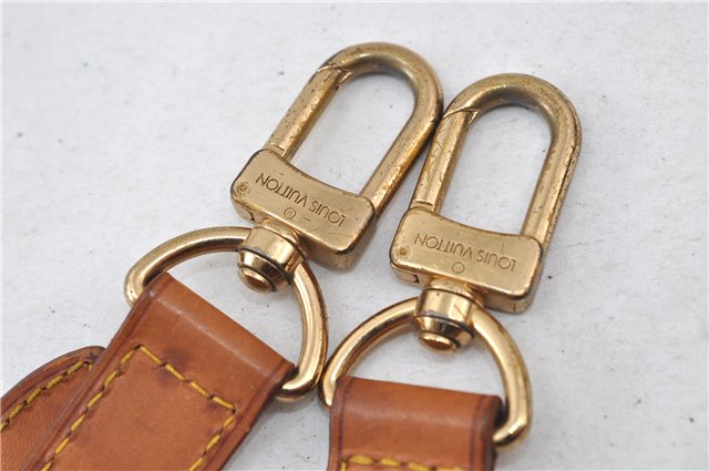 Authentic Louis Vuitton Leather Shoulder Strap Beige 35.8-42.9