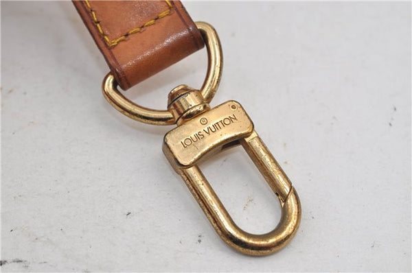 Authentic Louis Vuitton Leather Shoulder Strap Beige 35.8-42.9" LV 0212E