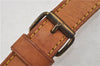 Authentic Louis Vuitton Leather Shoulder Strap Beige 35.8-42.9" LV 0212E