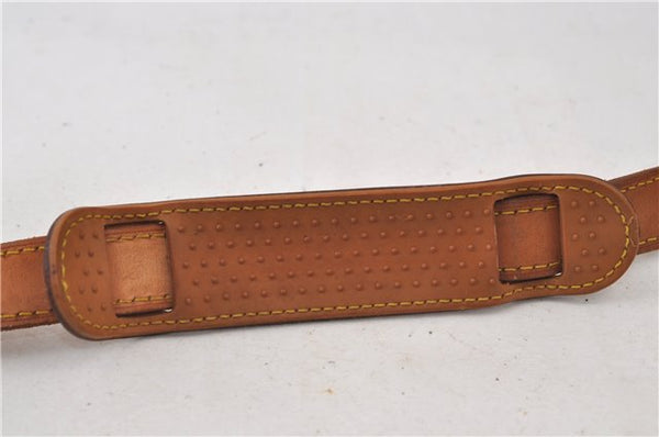 Authentic Louis Vuitton Leather Shoulder Strap Beige 35.8-42.9" LV 0212E