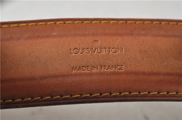 Authentic Louis Vuitton Leather Shoulder Strap Beige 35.8-42.9" LV 0212E
