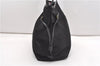 Authentic PRADA TESSUTO SAFFIANO Nylon Leather Tote Bag BR4001 Black 0212G