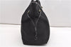Authentic PRADA TESSUTO SAFFIANO Nylon Leather Tote Bag BR4001 Black 0212G