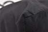 Authentic PRADA TESSUTO SAFFIANO Nylon Leather Tote Bag BR4001 Black 0212G