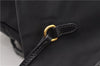 Authentic PRADA TESSUTO SAFFIANO Nylon Leather Tote Bag BR4001 Black 0212G