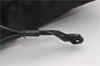 Authentic PRADA TESSUTO SAFFIANO Nylon Leather Tote Bag BR4001 Black 0212G