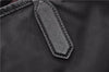 Authentic PRADA TESSUTO SAFFIANO Nylon Leather Tote Bag BR4001 Black 0212G