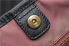 Authentic PRADA TESSUTO SAFFIANO Nylon Leather Tote Bag BR4001 Black 0212G