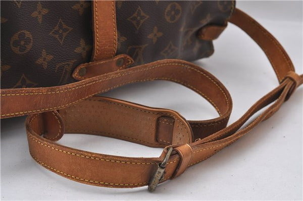 Auth Louis Vuitton Monogram Saumur 35 Shoulder Cross Body Bag M42254 LV 0213D