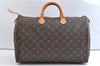 Authentic Louis Vuitton Monogram Speedy 40 Hand Boston Bag M41522 LV 0213F