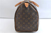 Authentic Louis Vuitton Monogram Speedy 40 Hand Boston Bag M41522 LV 0213F