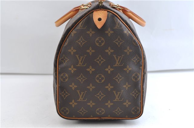 Authentic Louis Vuitton Monogram Speedy 40 Hand Boston Bag M41522 LV 0213F