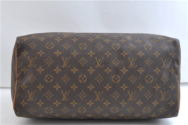 Authentic Louis Vuitton Monogram Speedy 40 Hand Boston Bag M41522 LV 0213F