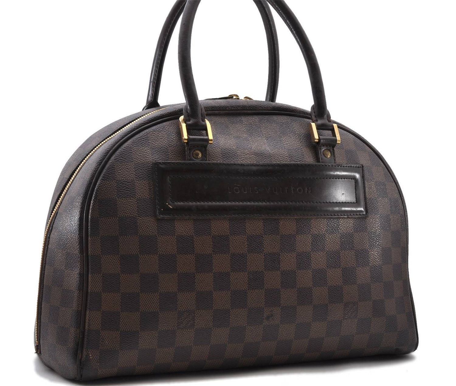 Authentic Louis Vuitton Damier Nolita Hand Bag N41455 LV 0214D