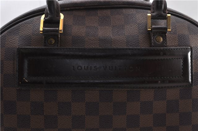 Authentic Louis Vuitton Damier Nolita Hand Bag N41455 LV 0214D