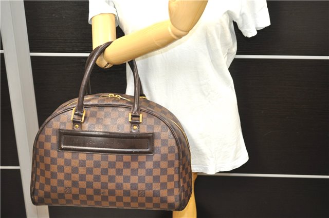 Authentic Louis Vuitton Damier Nolita Hand Bag N41455 LV 0214D