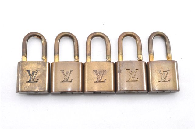 Authentic Louis Vuitton Padlock Gold 10Set LV 0214G