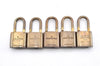 Authentic Louis Vuitton Padlock Gold 10Set LV 0214G