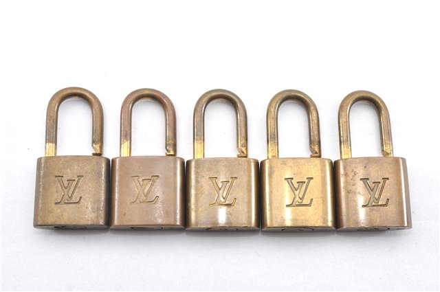 Authentic Louis Vuitton Padlock Gold 10Set LV 0214G