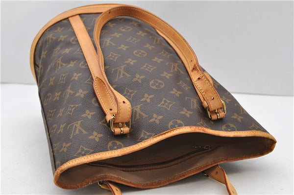 Authentic Louis Vuitton Monogram Bucket GM Shoulder Bag M42236 LV 0216D