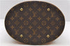 Authentic Louis Vuitton Monogram Bucket GM Shoulder Bag M42236 LV 0216D