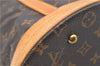 Authentic Louis Vuitton Monogram Bucket GM Shoulder Bag M42236 LV 0216D