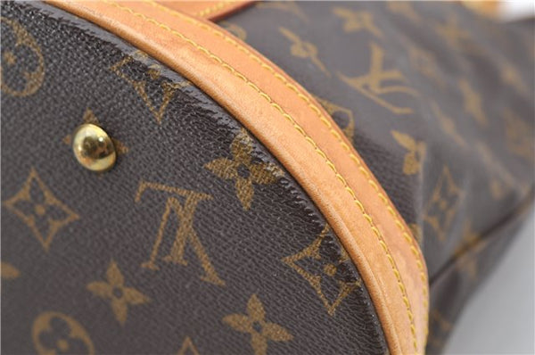 Authentic Louis Vuitton Monogram Bucket GM Shoulder Bag M42236 LV 0216D