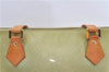 Authentic Louis Vuitton Vernis Houston Shoulder Bag M91053 Light Green LV 0217D