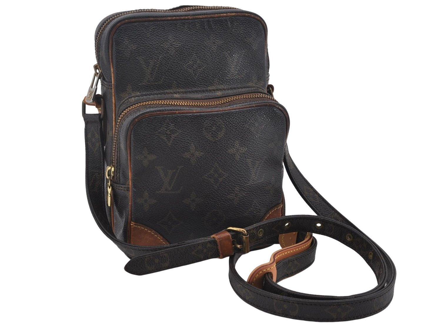 Authentic Louis Vuitton Monogram Amazone Shoulder Cross Body Bag M45236 LV 0218E