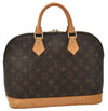 Authentic Louis Vuitton Monogram Alma Hand Bag Purse M51130 LV 0218F