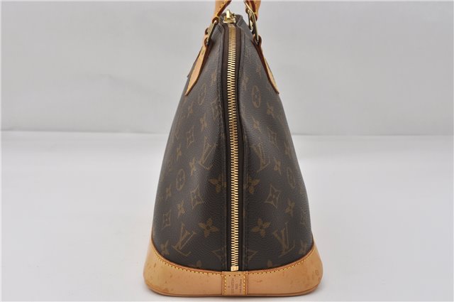 Authentic Louis Vuitton Monogram Alma Hand Bag Purse M51130 LV 0218F