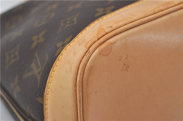 Authentic Louis Vuitton Monogram Alma Hand Bag Purse M51130 LV 0218F