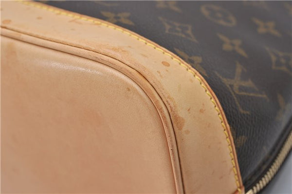 Authentic Louis Vuitton Monogram Alma Hand Bag Purse M51130 LV 0218F
