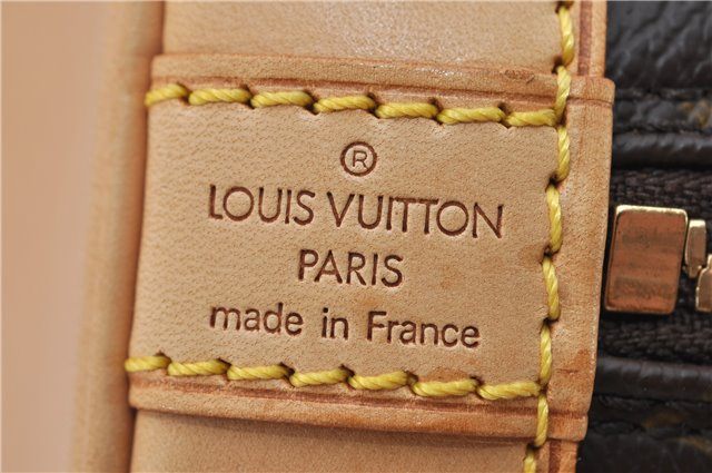Authentic Louis Vuitton Monogram Alma Hand Bag Purse M51130 LV 0218F