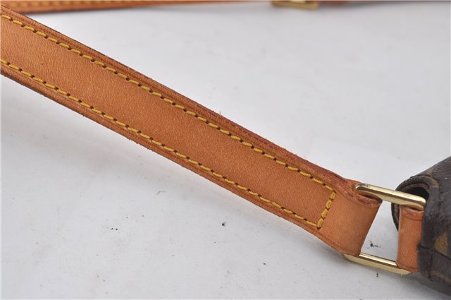 Authentic Louis Vuitton Monogram Musette Tango Shoulder Bag M51257 LV 0219F