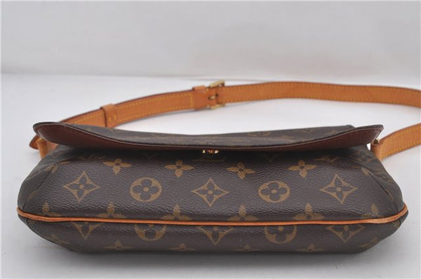 Authentic Louis Vuitton Monogram Musette Tango Shoulder Bag M51257 LV 0219F