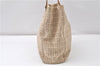 Authentic FENDI Zucchino Vintage Shoulder Hand Bag Canvas Leather Beige 0219G
