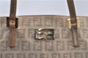 Authentic FENDI Zucchino Vintage Shoulder Hand Bag Canvas Leather Beige 0219G