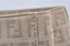 Authentic FENDI Zucchino Vintage Shoulder Hand Bag Canvas Leather Beige 0219G