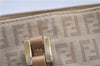 Authentic FENDI Zucchino Vintage Shoulder Hand Bag Canvas Leather Beige 0219G