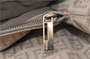 Authentic FENDI Zucchino Vintage Shoulder Hand Bag Canvas Leather Beige 0219G